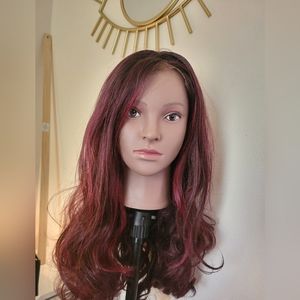 Lace front wig